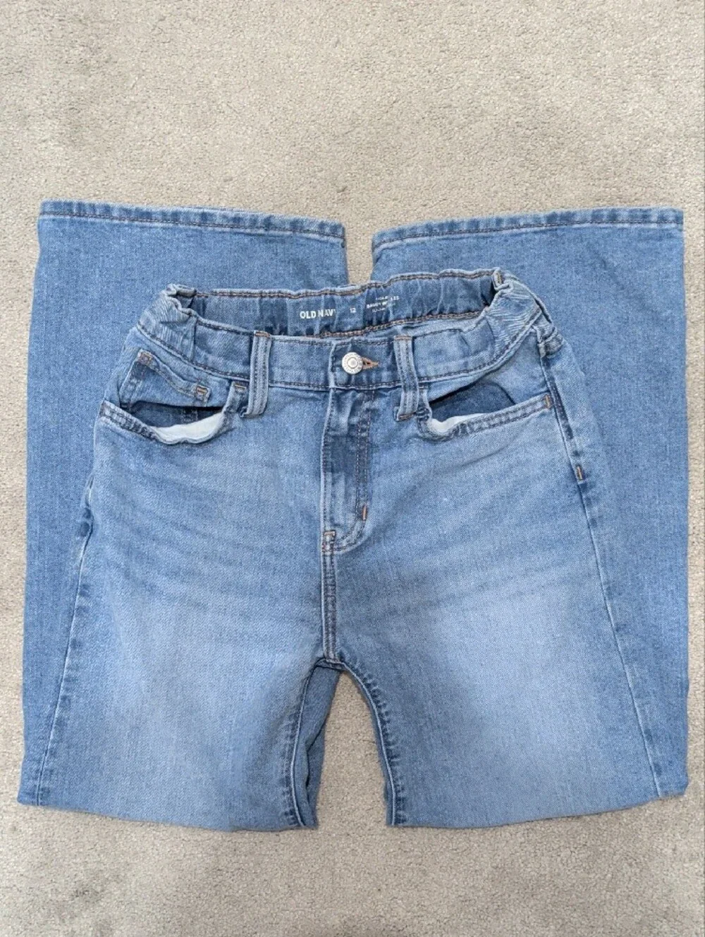 Wide Leg Girls Jeans